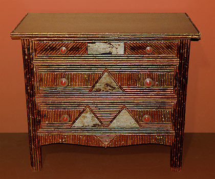 tin inllay dresser
