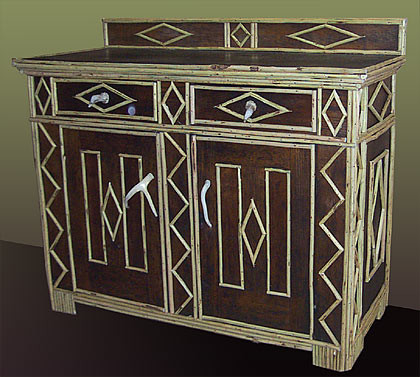 walnut cabinet